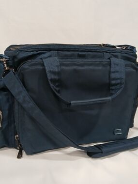 Lug Atlas Ultra X Carry-All Tote Navy Blue Durable Rugged Travel Bag Excellent